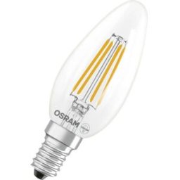 OSRAM HOMELIGHTING 4099854467189 LED CEE D (A - G) E14 forme de flamme 3.4 W blanc froid (Ø x H) 35.00 mm x 35.00 mm non dimmable 1 pc(s)