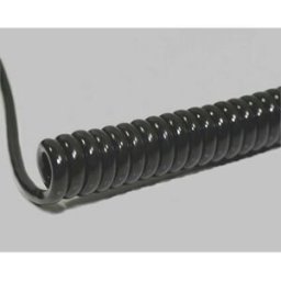 BKL Electronic 1506213 Câble spiralé Li12Y11Y 800 mm / 3200 mm 4 x 0.50 mm² + 4 x 0.50 mm² noir 1 pc(s)