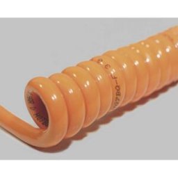 BKL Electronic 1506130 Câble spiralé H07BQ-F 400 mm / 1600 mm 5 G 2.50 mm² + 5 G 2.50 mm² orange 1 pc(s)