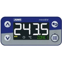 Jumo 701580/0-01-23-02 Régulateur de température Pt100 -200 à +600 °C (l x H) 76 mm x 36 mm