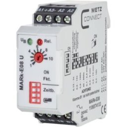Metz Connect 1106574133 MARk-E08 Relais temporisé multifonction 230 V/AC 1 pc(s) Plage temporelle: 0.15 s - 10 h 1 inverseur (RT) Piece