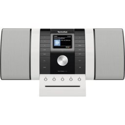 TechniSat MULTYRADIO 4.0 SE, schwarz/weiß Radio de table Internet DAB+, FM USB, CD, FM, DAB+, radio internet, Bluetooth, WiFi, MP3 avec télécommande, Spotify,