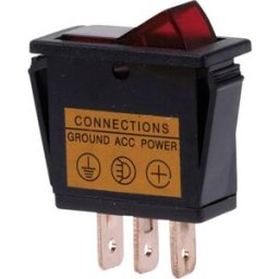 HP Autozubehör 28327 Interrupteur à levier pour lautomobile 12 V/DC 1 pc(s)