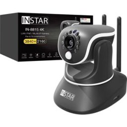 18005 INSTAR IN-8815 4K POE/WLAN schwarz Wi-Fi IP Caméra de surveillance