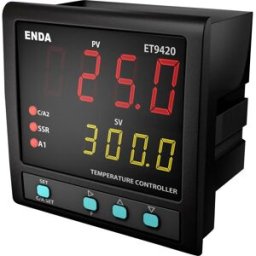 Enda ET9420-LV-RS PID Régulateur de température Thermoélément -200 à 1600 °C Relais 2 A (L x l x H) 96 x 96 x 96 mm