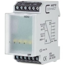 Convertisseur analogique-numérique 24, 24 V/AC, V/DC (max) Metz Connect 11043513 Piece 1 pc(s)