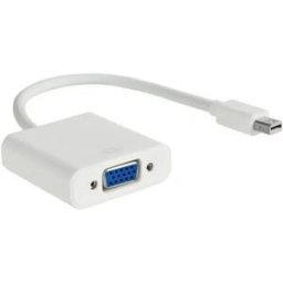 Akyga AK-AD-39 Mini-Display Adaptateur [1x VGA femelle - 1x DisplayPort mâle] blanc 15 cm