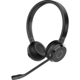 Jabra Evolve 65 TE Micro-casque supra-auriculaire Bluetooth noir Noise Cancelling micro-casque ordinateur