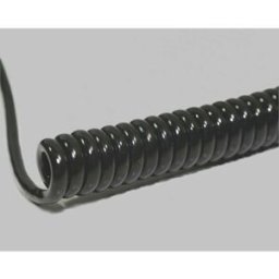 BKL Electronic 1506307 Câble spiralé Li12YD11Y 800 mm / 3200 mm 6 x 0.50 mm² + 6 x 0.50 mm² noir 1 pc(s)