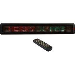EuroLite ESN 7x80 Journal lumineux LED avec télécommande RVB (l x H x P) 647 x 35 x 97 mm