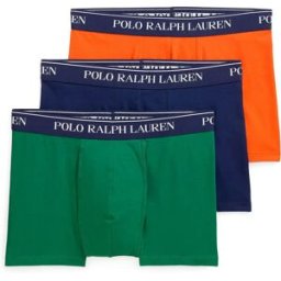 Polo Ralph Lauren Boxers 714830299 Trunk 3 Unités Np Navy / Vernogrn / Colgeorng 2XL Homme