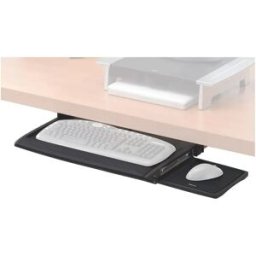 Fellowes Plateau De Clavier Pour Suites De Bureau De Luxe Black One Size unisex