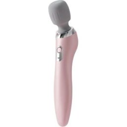 INF Masseur électrique multifonction - Baguette rechargeable pour cou, jambes, mains et taille, ABS+composants électroniques Rose