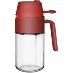 INF Vaporisateur et Verseur d'Huile 2-en-1 – Verre borosilicaté + ABS, Distributeur Étanche à Double Mode, Brumisateur Fin et Rouge