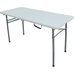 Wellhome Table De Jardin Pliante Multifunctional White 122 x 61 x 74 cm