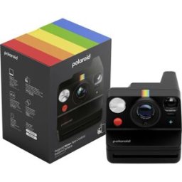 Polaroid Now+ Gen3 Camera Black Appareil photo à développement instantané noir Bluetooth, avec flash intégré
