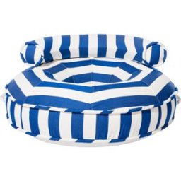 BUSINESS & PLEASURE - Pouf d'extérieur flottant Canvas - Bleu - Tissu outdoor Pleasuretex