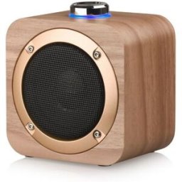 Enceinte Bluetooth Halterrego En Bois , Bt V5.0, Rms 3w , Batterie Rechargeable De 1200mah.