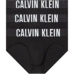 Calvin Klein Slips 000nb3607a Brief 3 Unités Black / Black / Black XS Homme