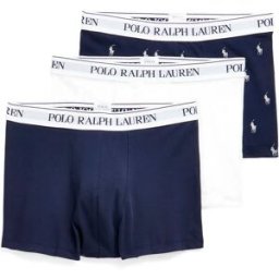 Polo Ralph Lauren Boxers 714830299 Trunk 3 Unités Navy / White / Navy AOP M Homme