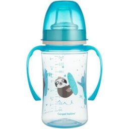 Canpol babies Exotic Animals tasse d’apprentissage avec supports 6+ m Blue 1 pcs