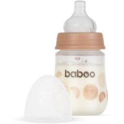 Baboo Anti-colic Feeding Bottle biberon anti-colique pour bébé Au Naturale, 0 m+ 1 pcs