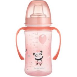 Canpol babies Exotic Animals tasse d’apprentissage avec supports 6+ m Pink 1 pcs