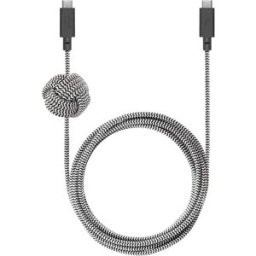 Native Union Câble Usb-c Anchor Usb-c To Usb-c 3m 7710 3 M White / Black One Size unisex
