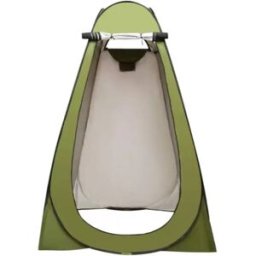 INF Tente pliante de douche et cabine d'essayage, polyester argenté pop-up, abri d'intimité portable pour douche, toilette et Vert