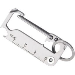 INF Outil EDC 9-en-1 porte-clés - multitool compact en acier inoxydable pour extérieur et usage quotidien