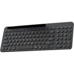 INF Combo clavier et souris sans fil 3 modes compatible avec Windows, Mac, iOS, Android - Rechargeable, touches ciseaux Le noir