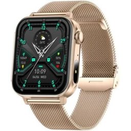 INF Montre connectée T99 compatible avec Da Fit - Rose Gold, écran tactile 1.83 inch, Bluetooth 5.0 BLE, appel Bluetooth, IP67,