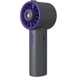 INF Ventilateur brumisateur portable – Brumisateur nano 3 vitesses, batterie 2000mAh rechargeable, corps ABS compact Gris