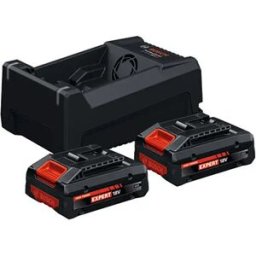 Bosch Chargeur De Batterie Starter-set 2x Exba18v-40 Black / Red One Size