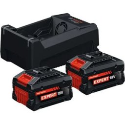 Bosch Chargeur De Batterie Starter-set 2x Exba18v-55 Black / Red One Size
