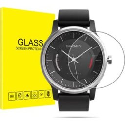 INF Protecteur d'écran Garmin vivomove en verre trempé, pack de 2
