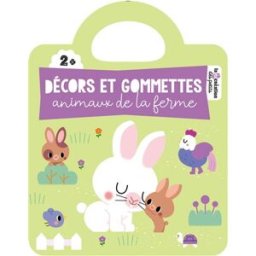 Décors et gommettes : animaux de la ferme Sejung Kim Deux coqs d'or