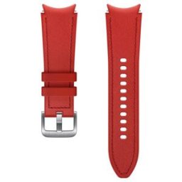 Cinturino Samsung Et-shr88sregeu Smartwatch Galaxy Watch4 Watch4 Classic Ridge Sport Leather Band Rosso