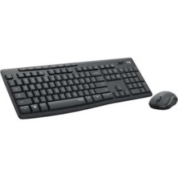 Logitech MK295 sans fil Kit souris + clavier protégé contre les infiltrations deau, avec clavier numérique, ergonomique, Touches à frappe silencieuse anglais