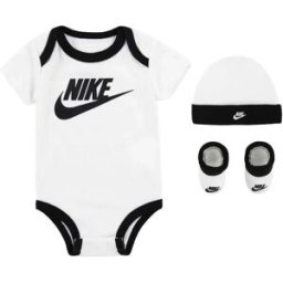 Nike Kids Ensemble à Manches Courtes Nhn Sustainable Futura 3 Unités Sail 6-12 Mois Garçon,Fille