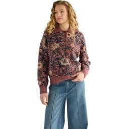 Wrangler Pull Ranch Floral Mystic Floral 2XL Femme