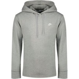 Nike Sweat à Capuche Sportswear Club Dk Grey Heather / Lt Smoke Grey / White M Homme