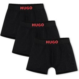 Hugo Boxers G01348 3 Unités Black 16 Années Garçon