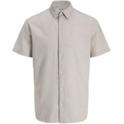 Jack & Jones Chemise à Manches Courtes 12294285 Linen Plus Size String 8XL Homme