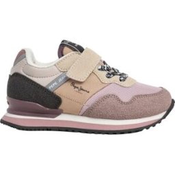 Pepe Jeans Baskets Sans Lacets London Fame Bleach Pink EU 30 Fille