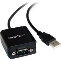 Startech Adaptateur Câble Usb Vers Série Avec Isolation Black One Size unisex