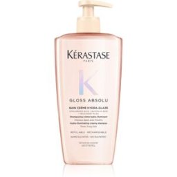 Kérastase Gloss Absolu Créme Bain Hydra-Glaze shampoing bain pour des cheveux brillants et doux 500 ml