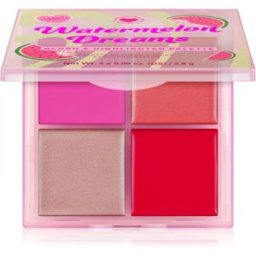 I Heart Revolution Watermelon Dreams Blush & Highlighter Quad palette d’enlumineurs et de blushs 4x2.8 g