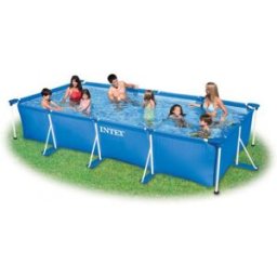 INTEX Piscine Frame Pool Set Family 450 x 220 x 84 cm, 128273NP