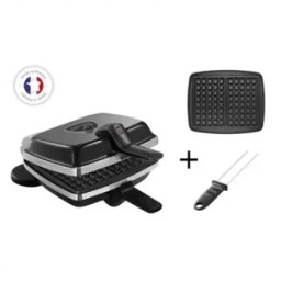 LAGRANGE Gaufrier Noir - Super 2 + pic à gaufres - 039126